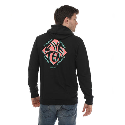 Black - Back - Five Ten Mens Cotton Blend Drawstring Hoodie