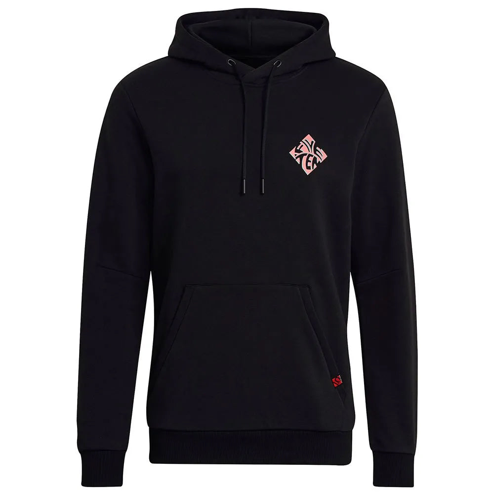 Black - Front - Five Ten Mens Cotton Blend Drawstring Hoodie