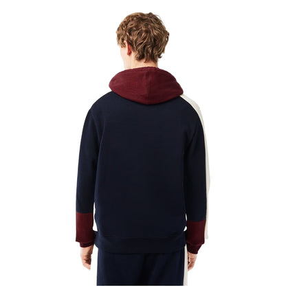 Navy - Back - Lacoste Mens Full Zip Hoodie