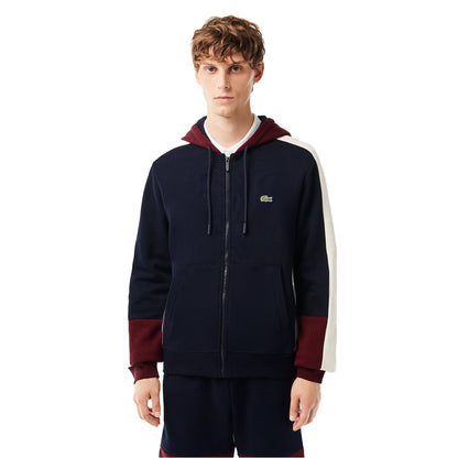 Navy - Lifestyle - Lacoste Mens Full Zip Hoodie