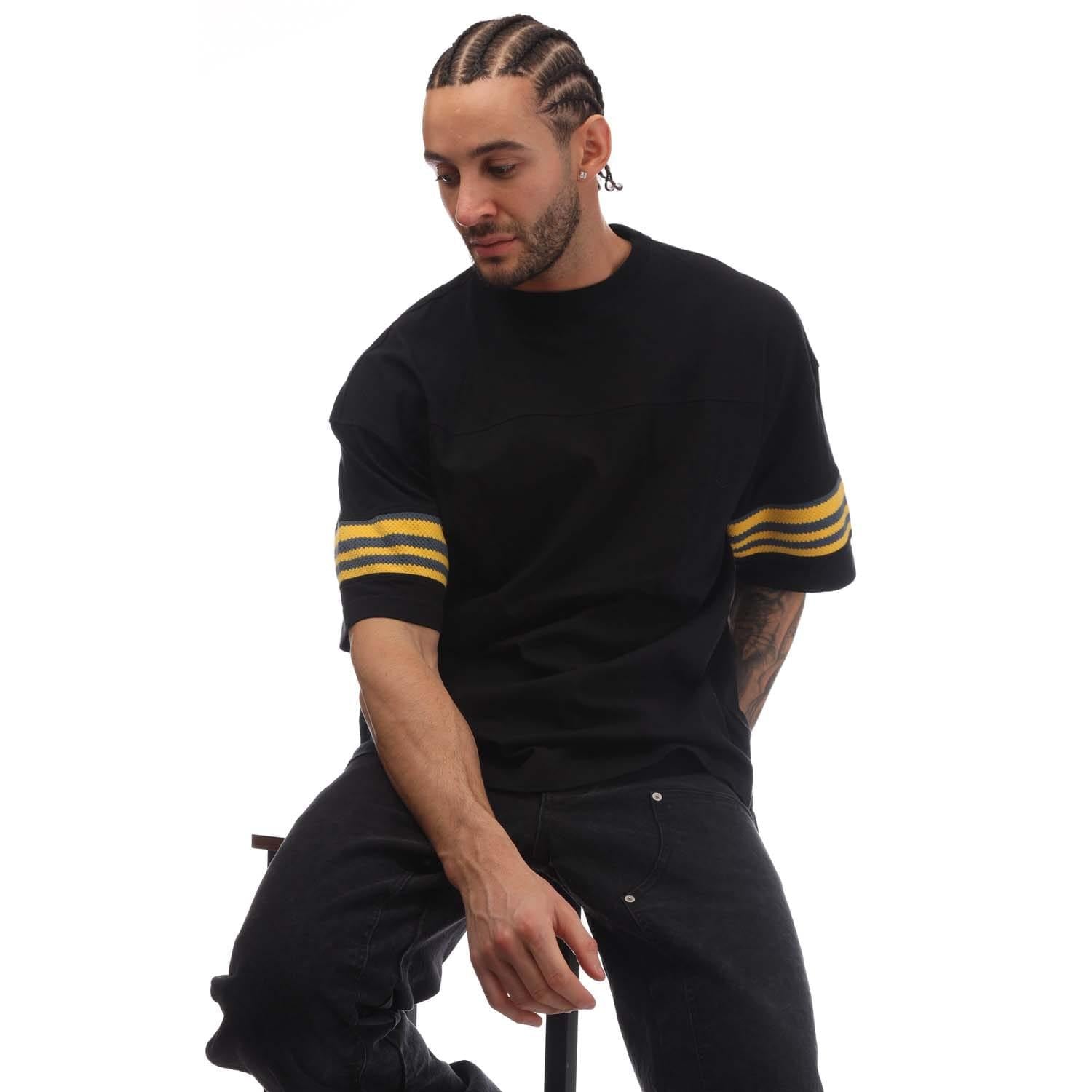 Black-White - Side - Ambush Mens Ribbed T-Shirt