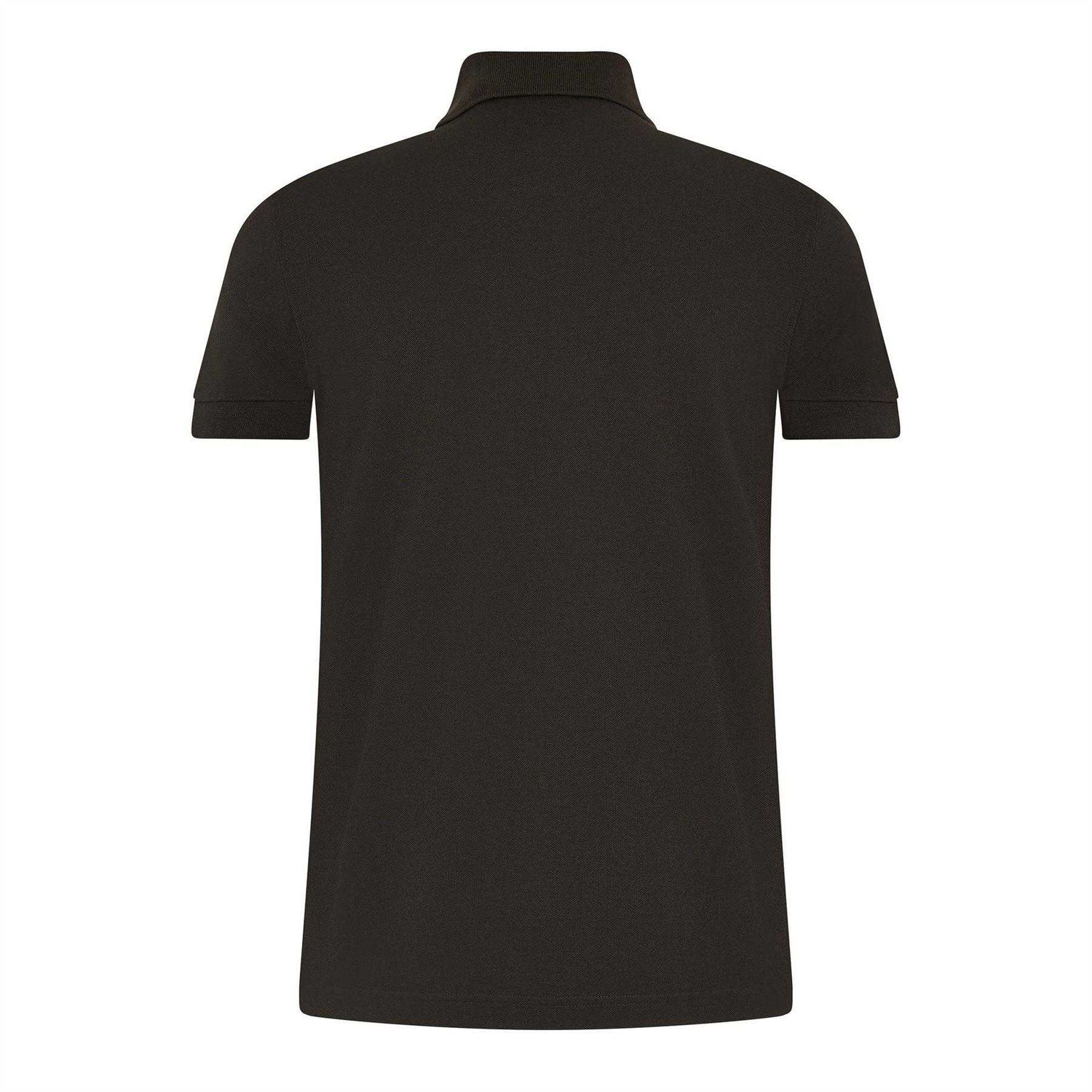 Dark Grey - Back - Boss Mens Firenze Cotton Polo Shirt