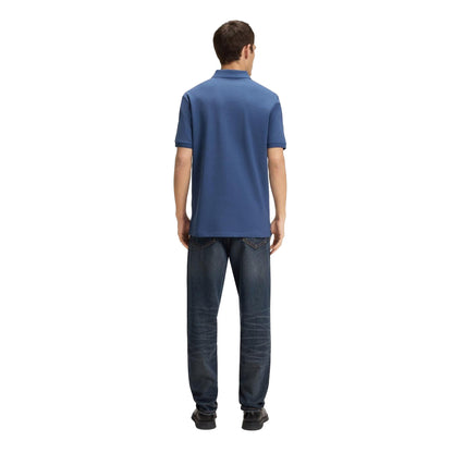 Medium Blue - Lifestyle - Hugo Mens Donos Cotton Polo Shirt