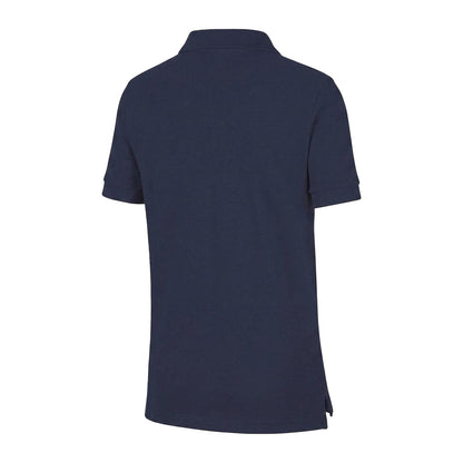 Obsidian Black - Back - Nike Childrens-Kids Polo Shirt