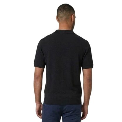 Black - Back - Threadbare Mens Polo Shirt