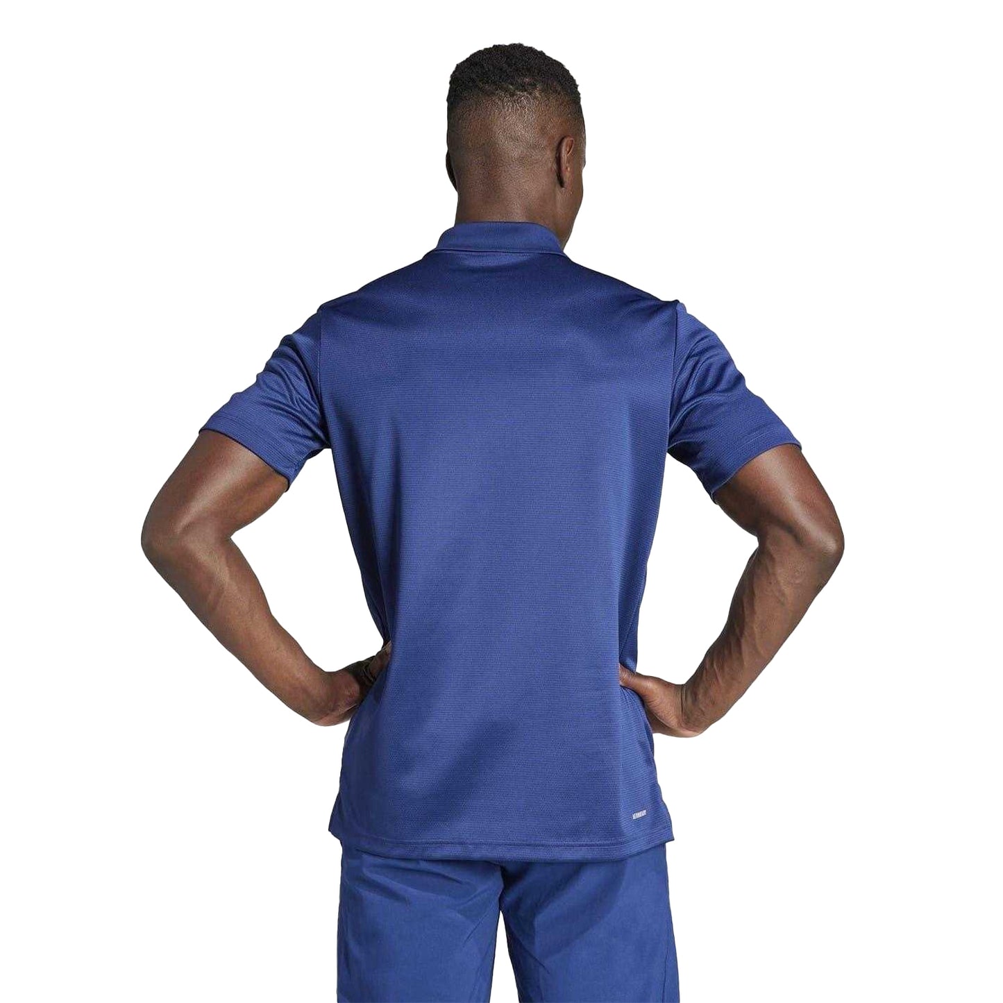Dark Blue - Back - Adidas Mens Performance Polo Shirt