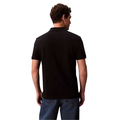 Black - Back - Calvin Klein Mens Polo Shirt