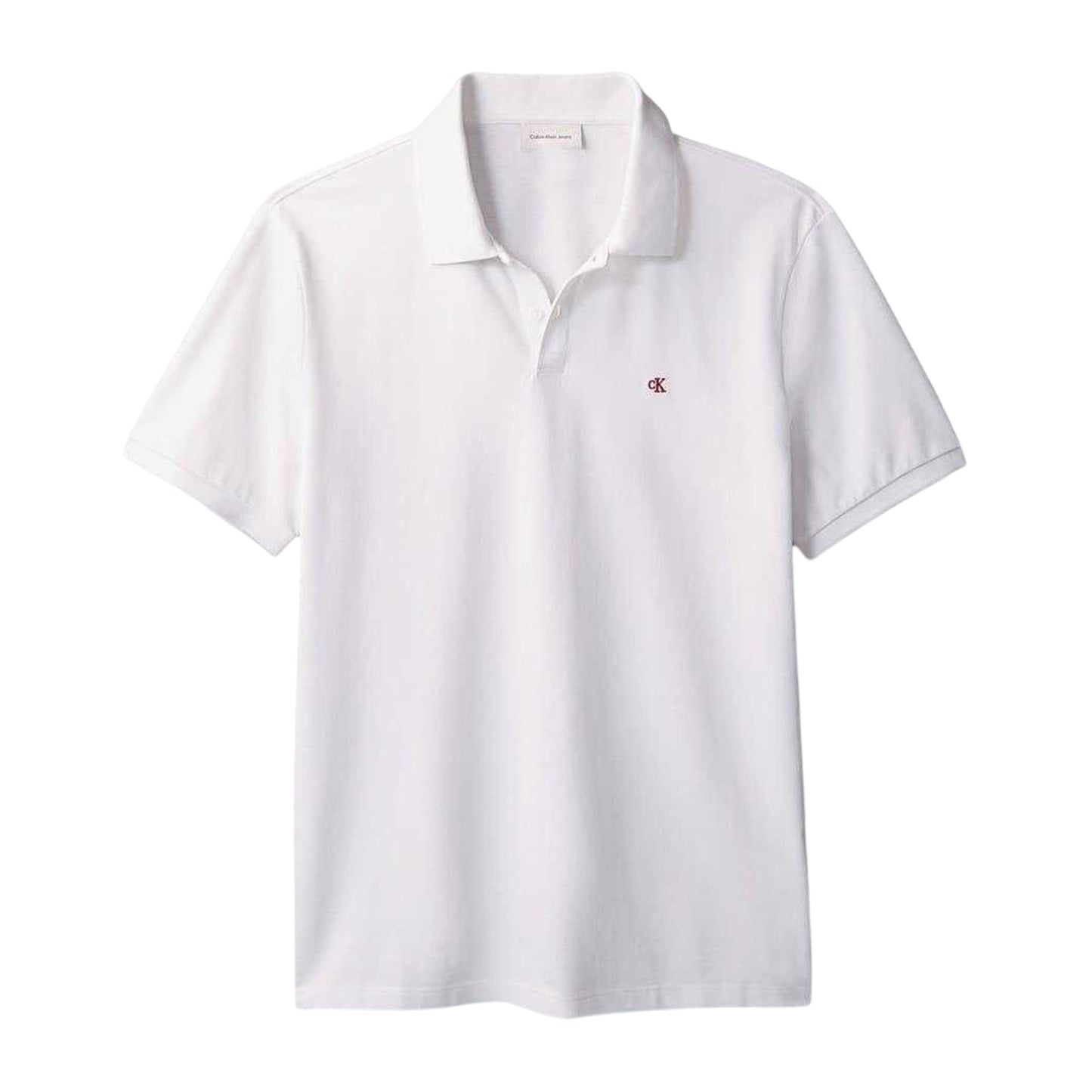 White - Front - Calvin Klein Mens Polo Shirt