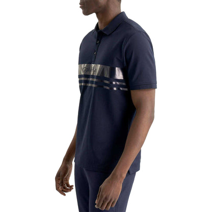 Navy - Back - Calvin Klein Mens Short-Sleeved Polo Shirt