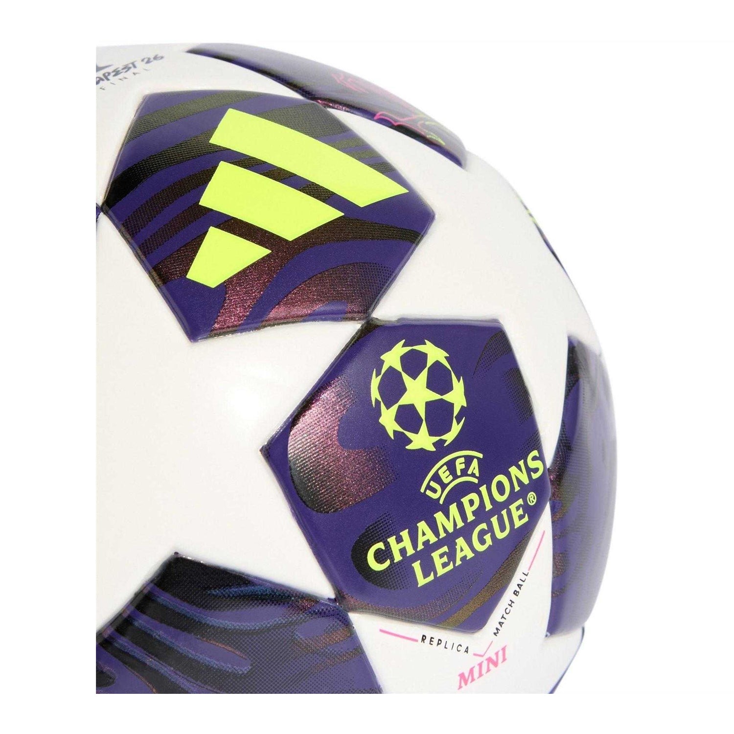 Purple-White - Side - Adidas UEFA Champions League Mini Football
