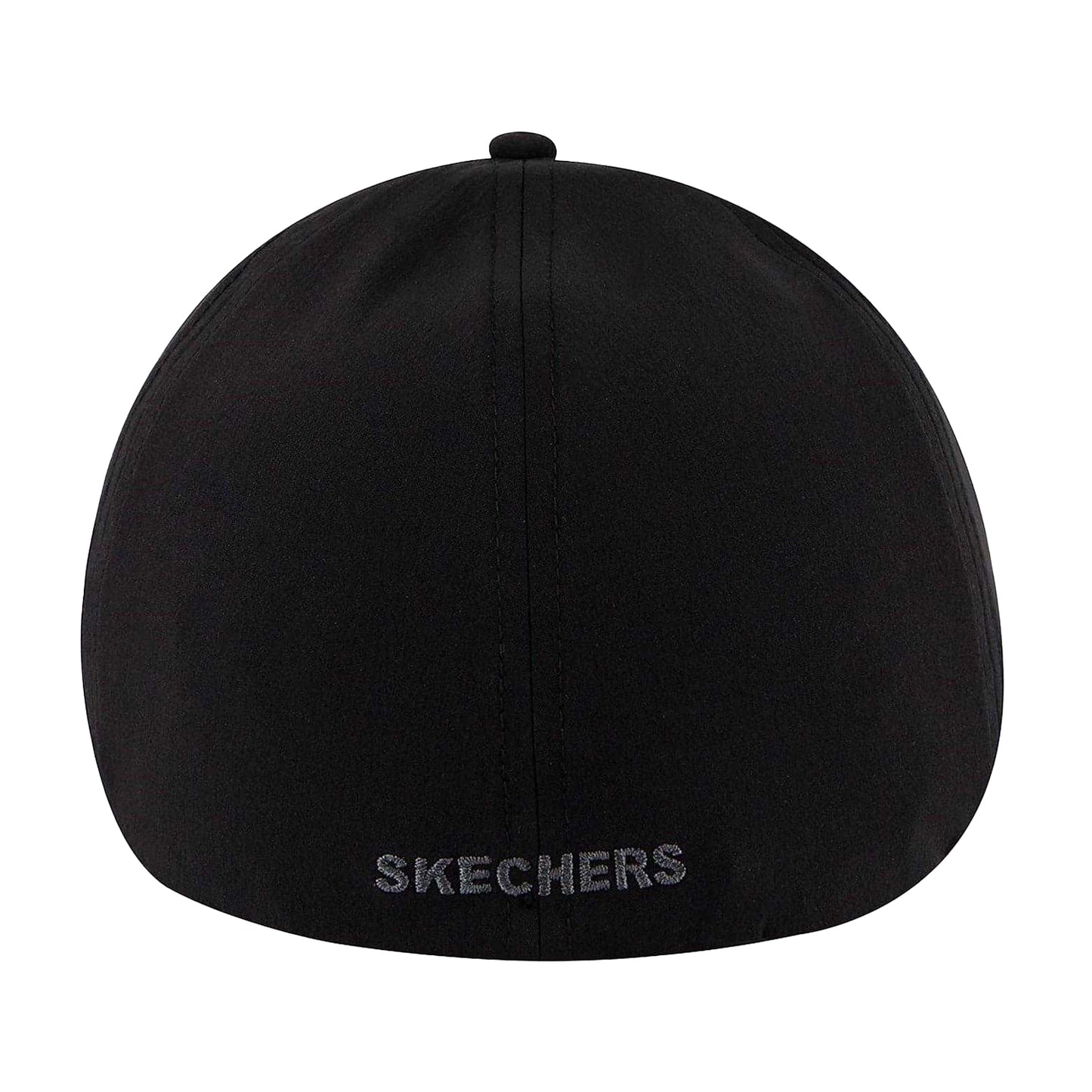 Black - Back - Skechers Mens Diamond Logo Baseball Cap