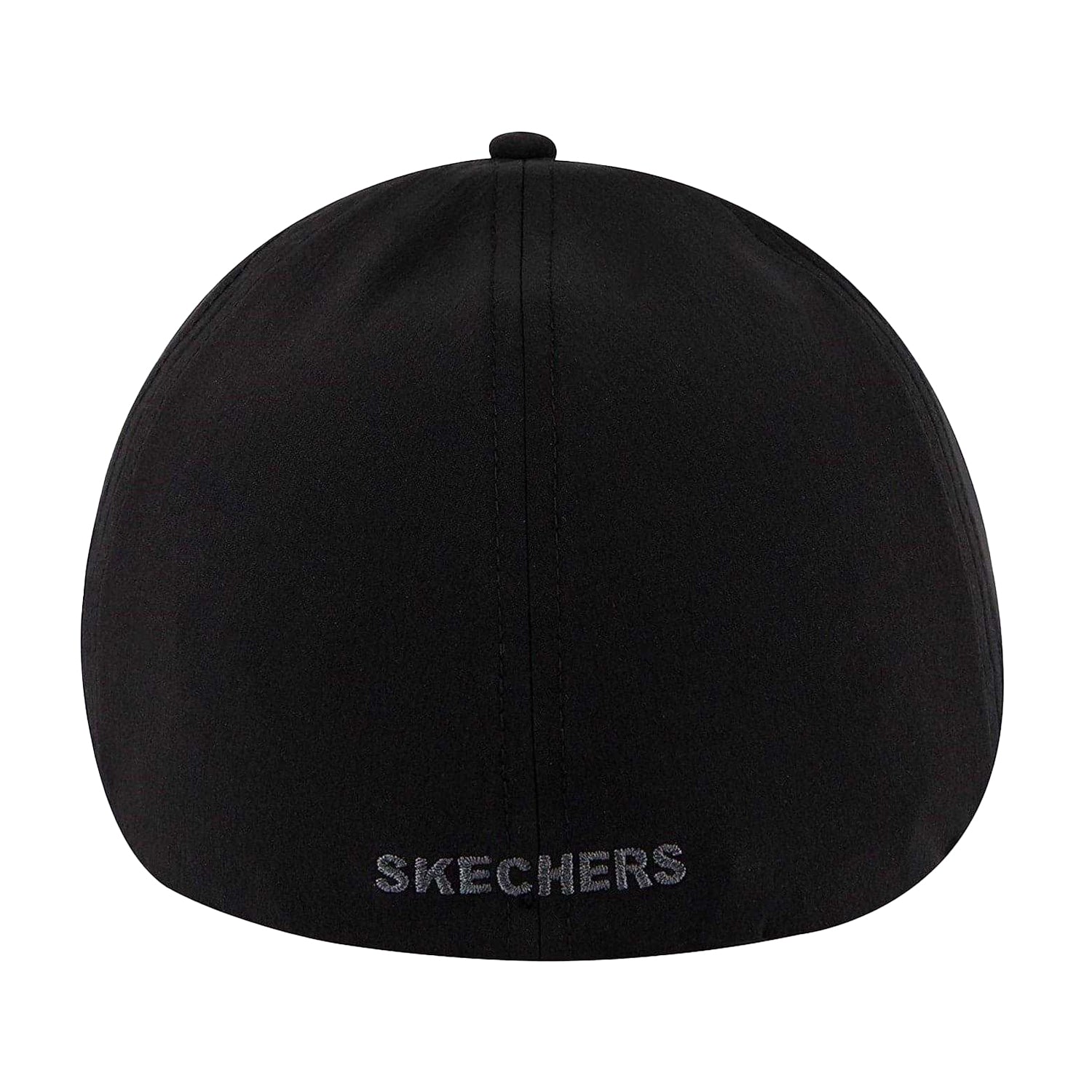 Black - Back - Skechers Mens Diamond Logo Baseball Cap