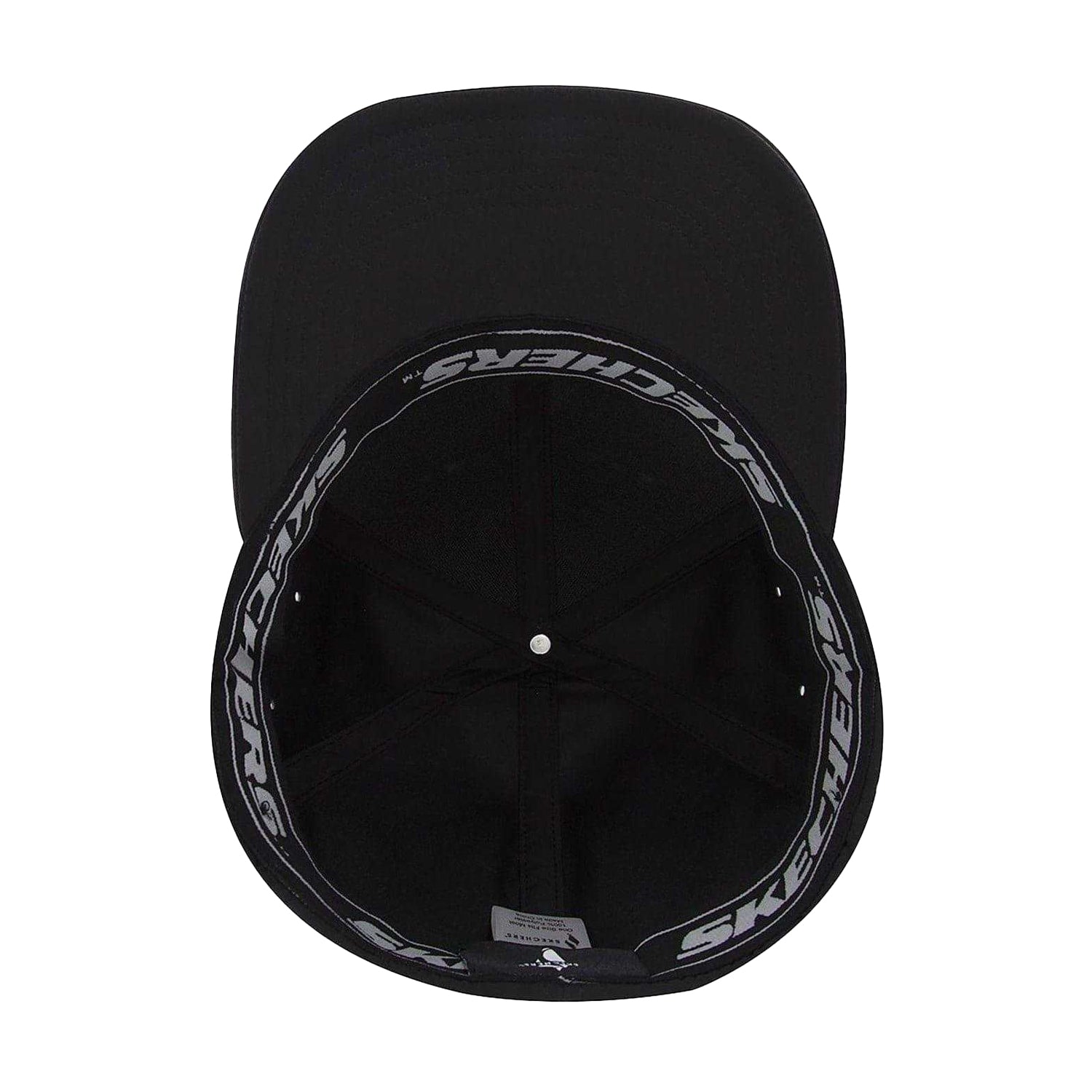 Black - Lifestyle - Skechers Mens Diamond Logo Baseball Cap