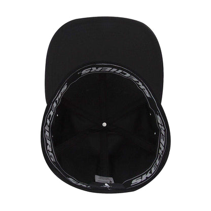 Black - Lifestyle - Skechers Mens Diamond Logo Baseball Cap