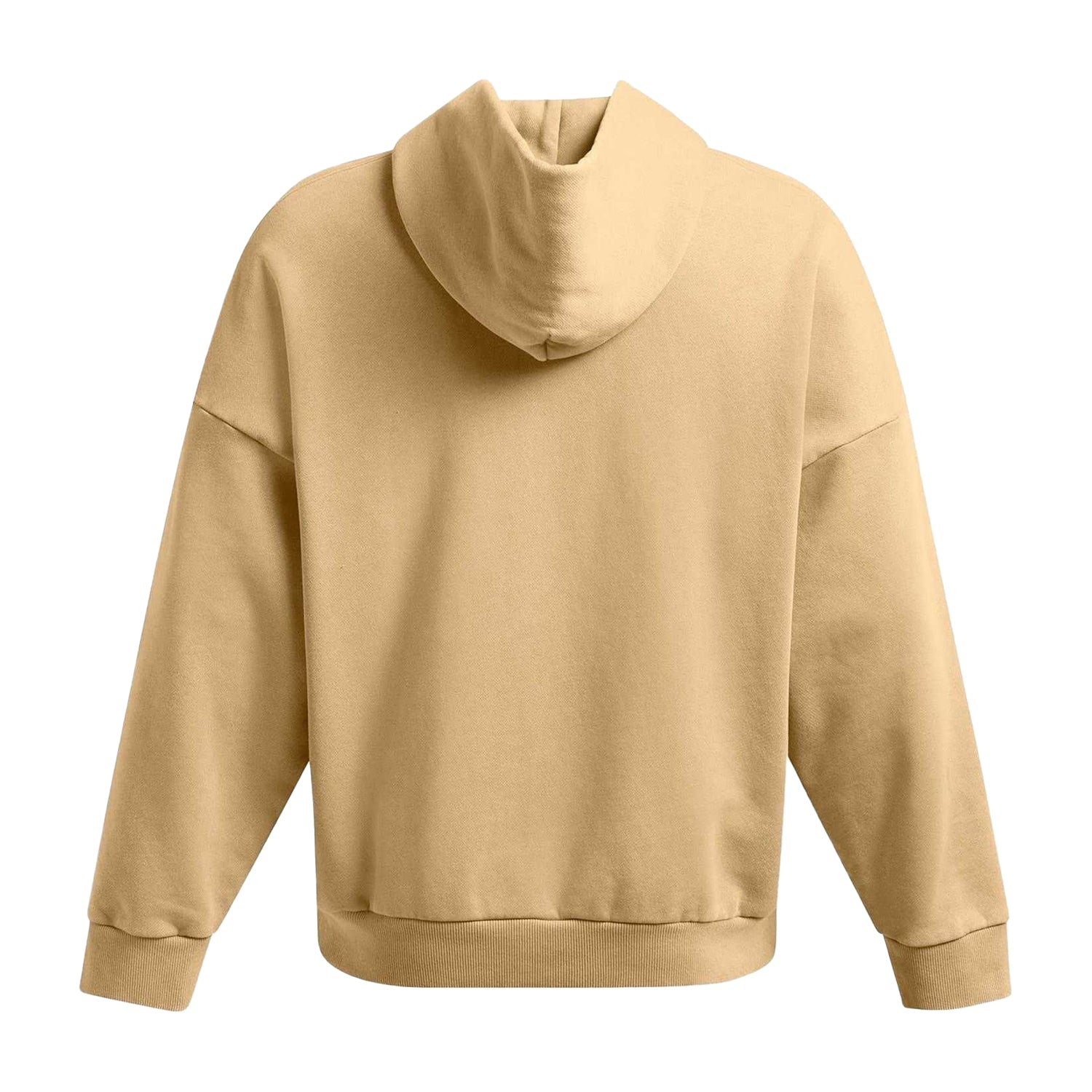 Brown - Back - Under Armour Mens Relaxed Fit Drop Sleeve Hoodie