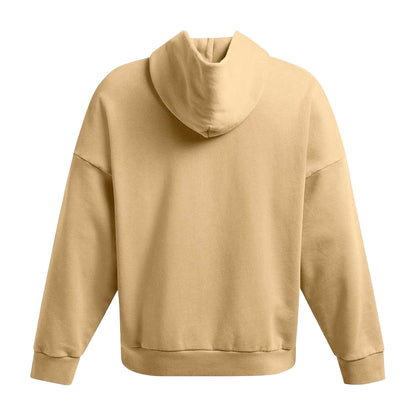 Brown - Back - Under Armour Mens Relaxed Fit Drop Sleeve Hoodie