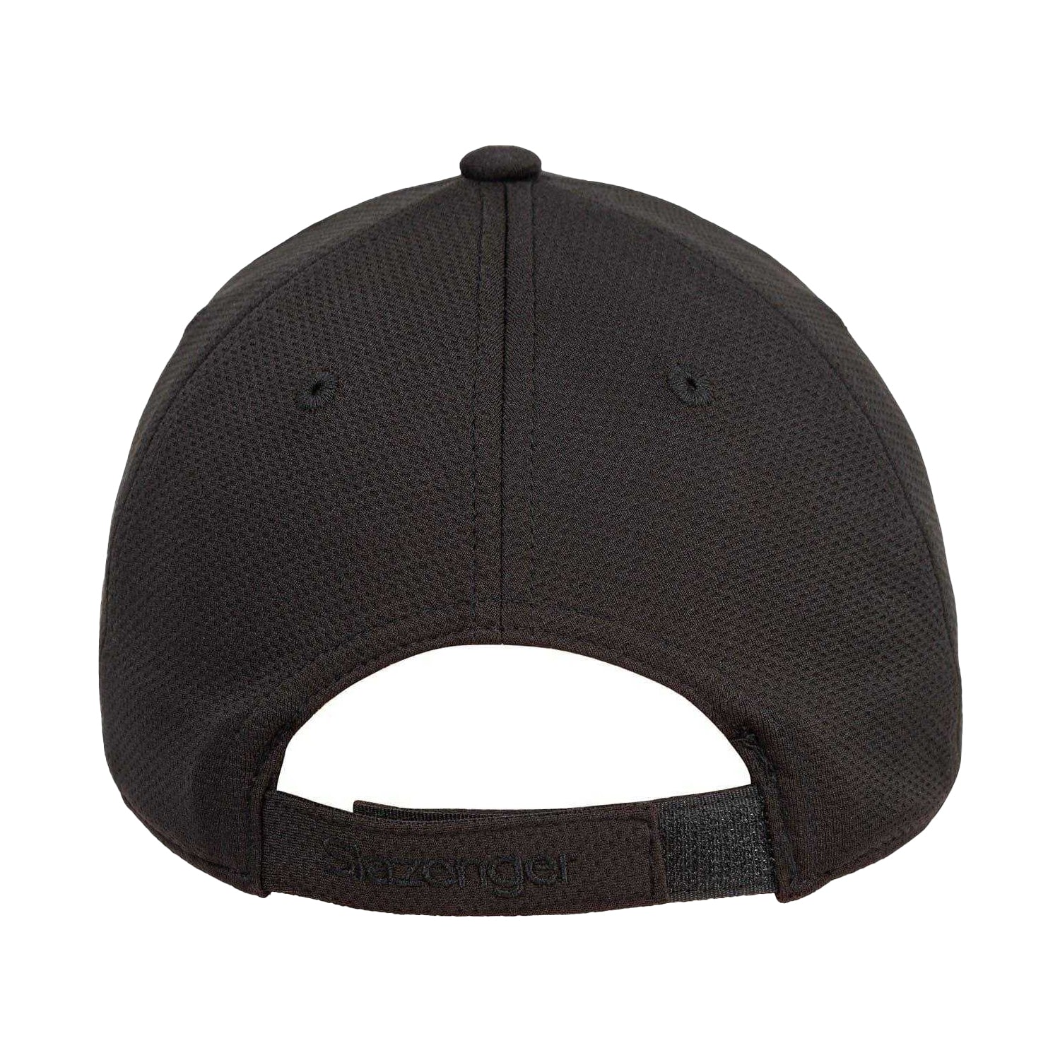 Black - Back - Slazenger Mens Advanced Technical Baseball Cap