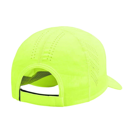 Yellow - Back - Under Armour Mens Launch Perforated Iso-Chill Baseball Cap