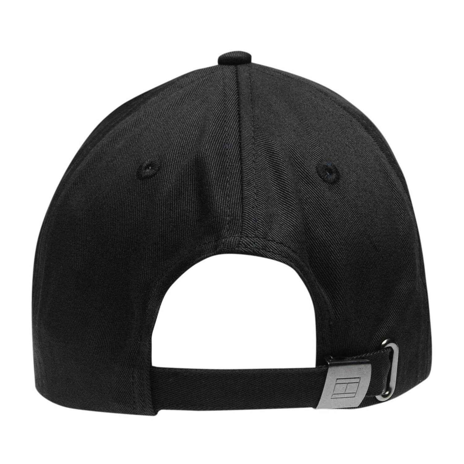 Black - Back - Tommy Jeans Flag Logo Organic Cotton Baseball Cap