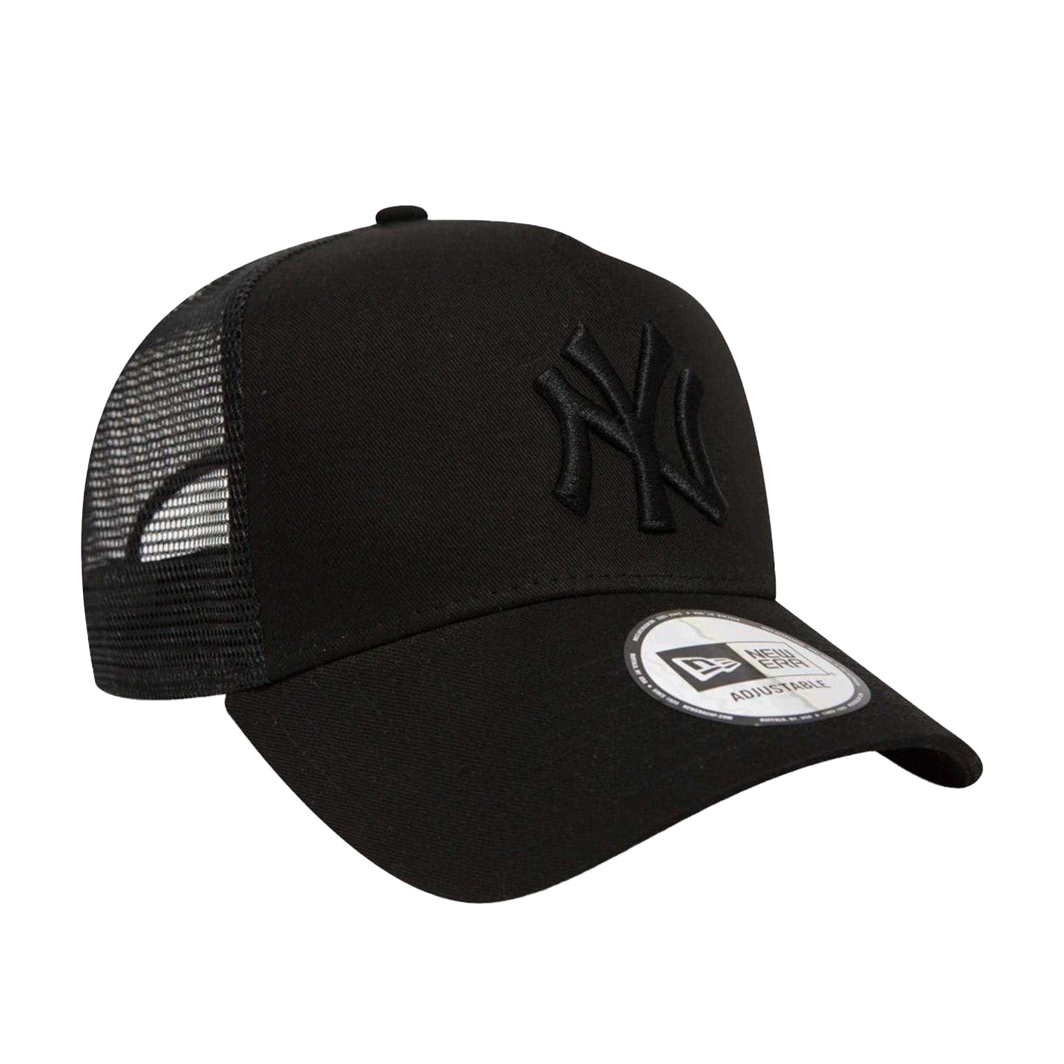 Black - Side - New Era Casual Trucker Cap