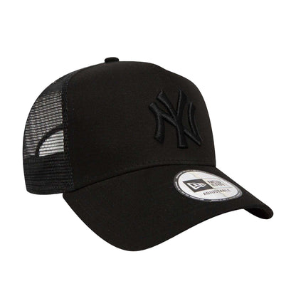 Black - Side - New Era Casual Trucker Cap