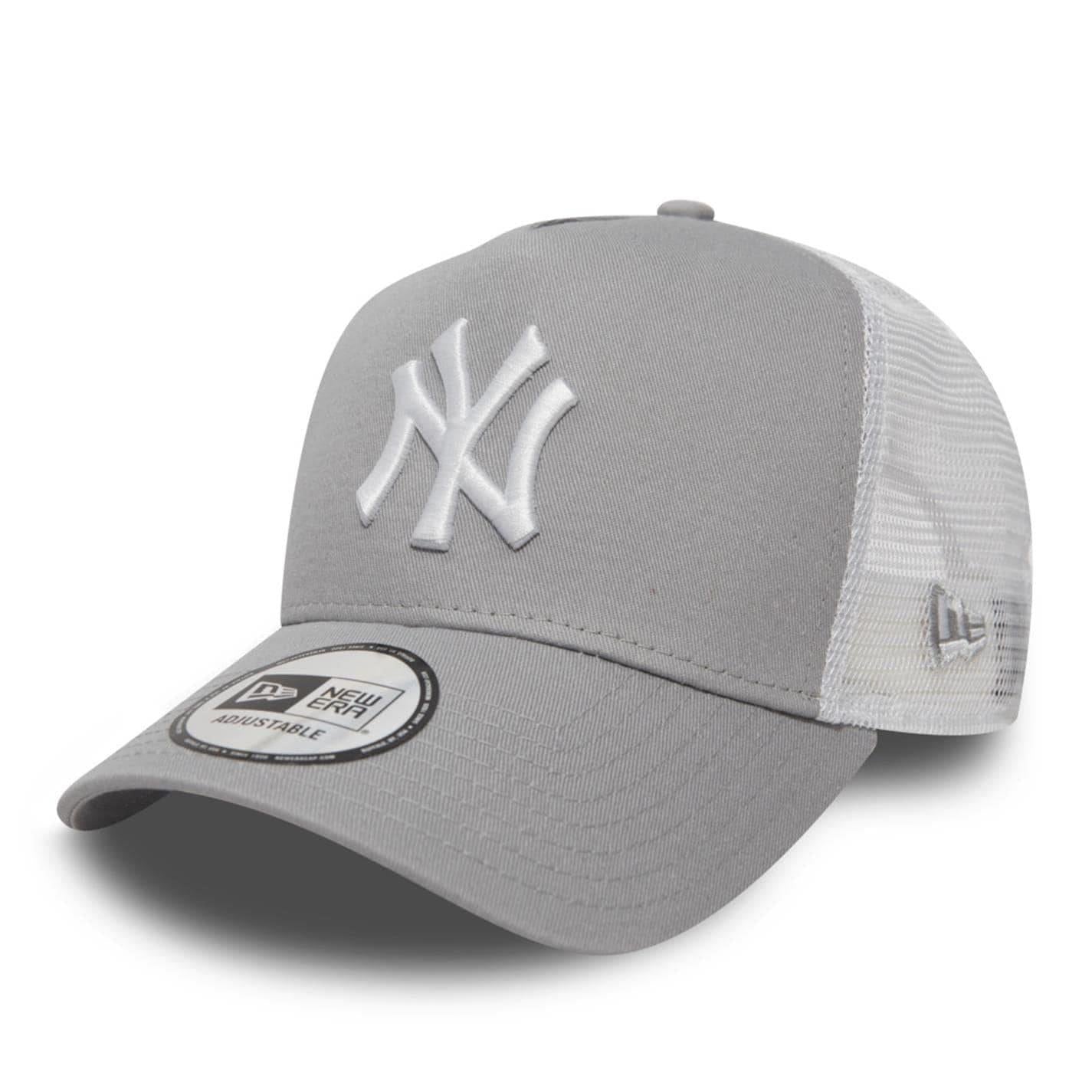 Grey - Front - New Era Casual Trucker Cap