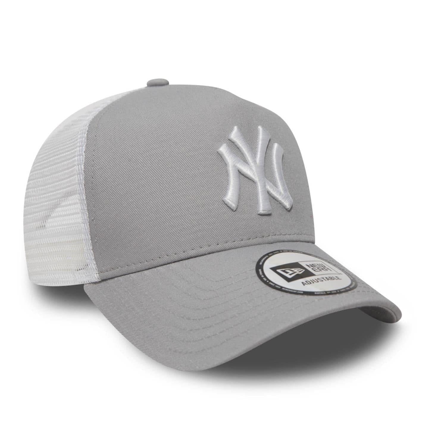Grey - Back - New Era Casual Trucker Cap