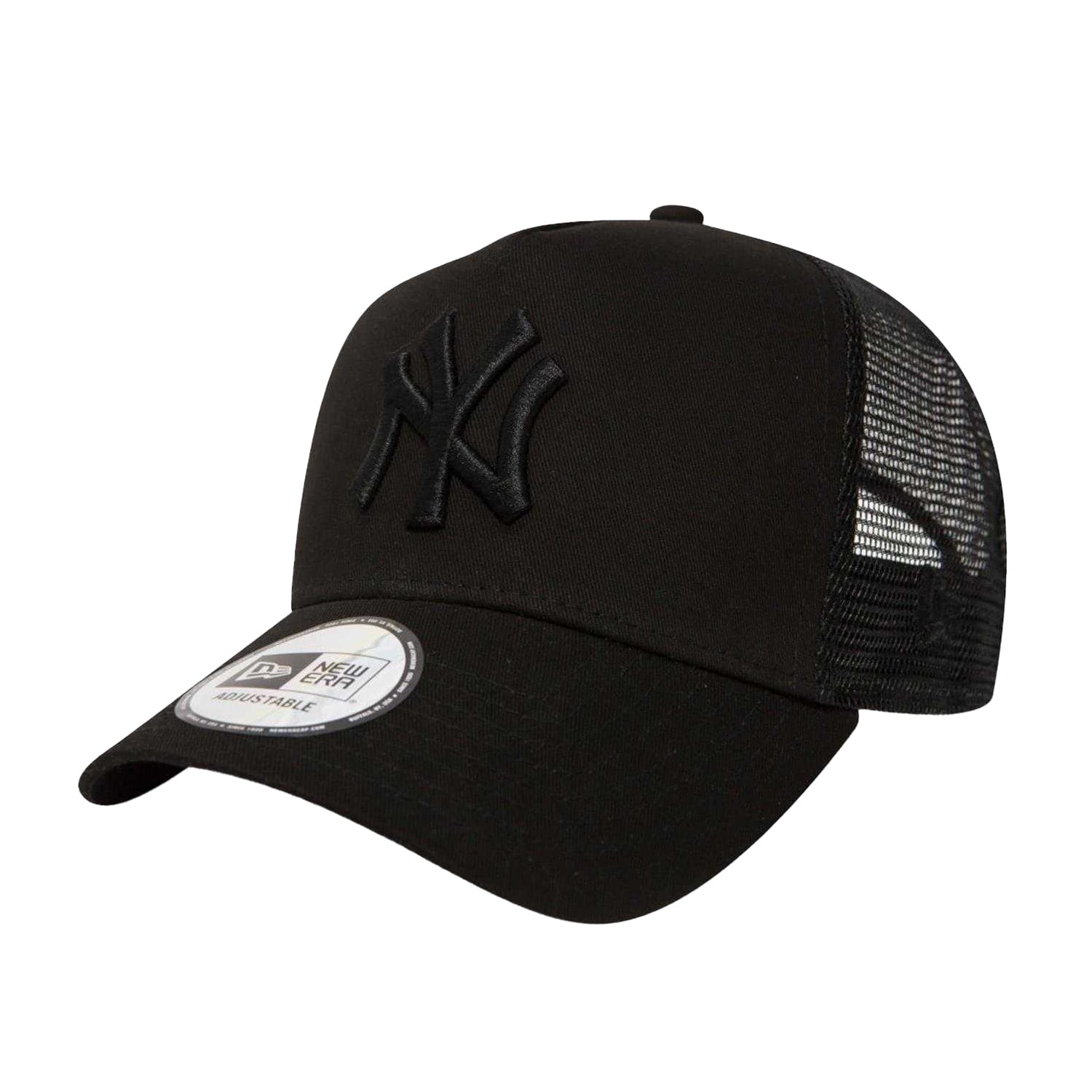 Black - Front - New Era Casual Trucker Cap