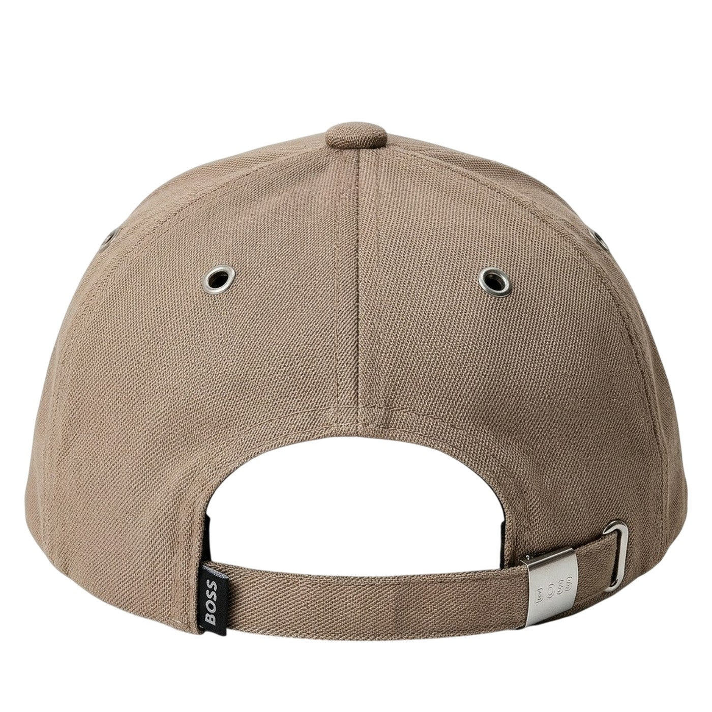 Brown - Back - Boss Mens Embroidered Logo Baseball Cap
