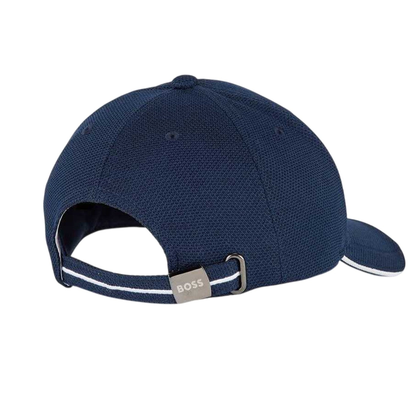 Navy - Back - Boss Mens Embroidered Logo Baseball Cap