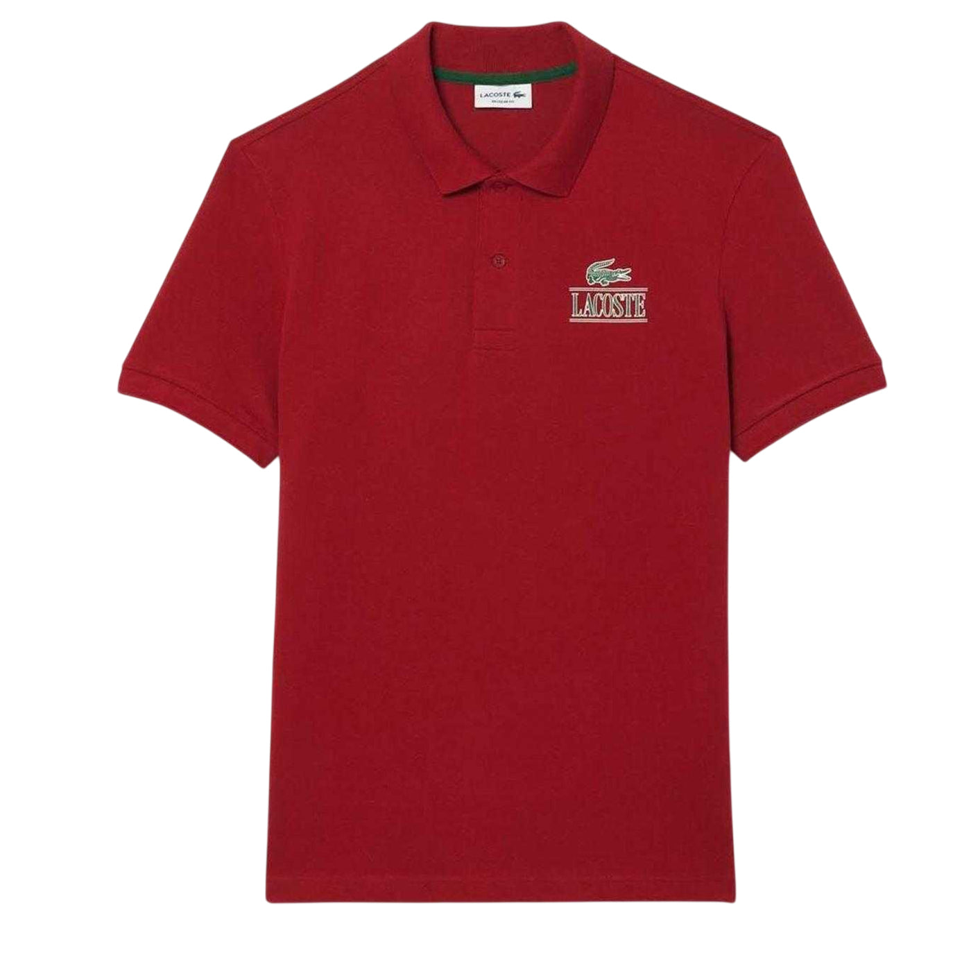 Red - Front - Lacoste Mens Regular Polo Shirt