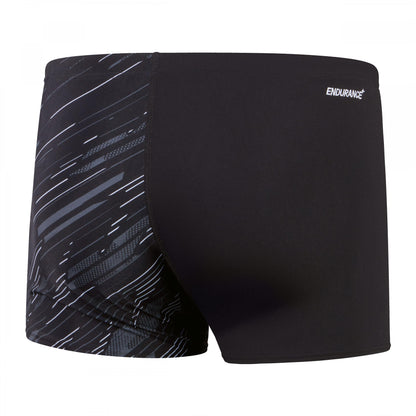 Black-Grey - Back - Speedo Mens Hyper Boom V Detail Shorts