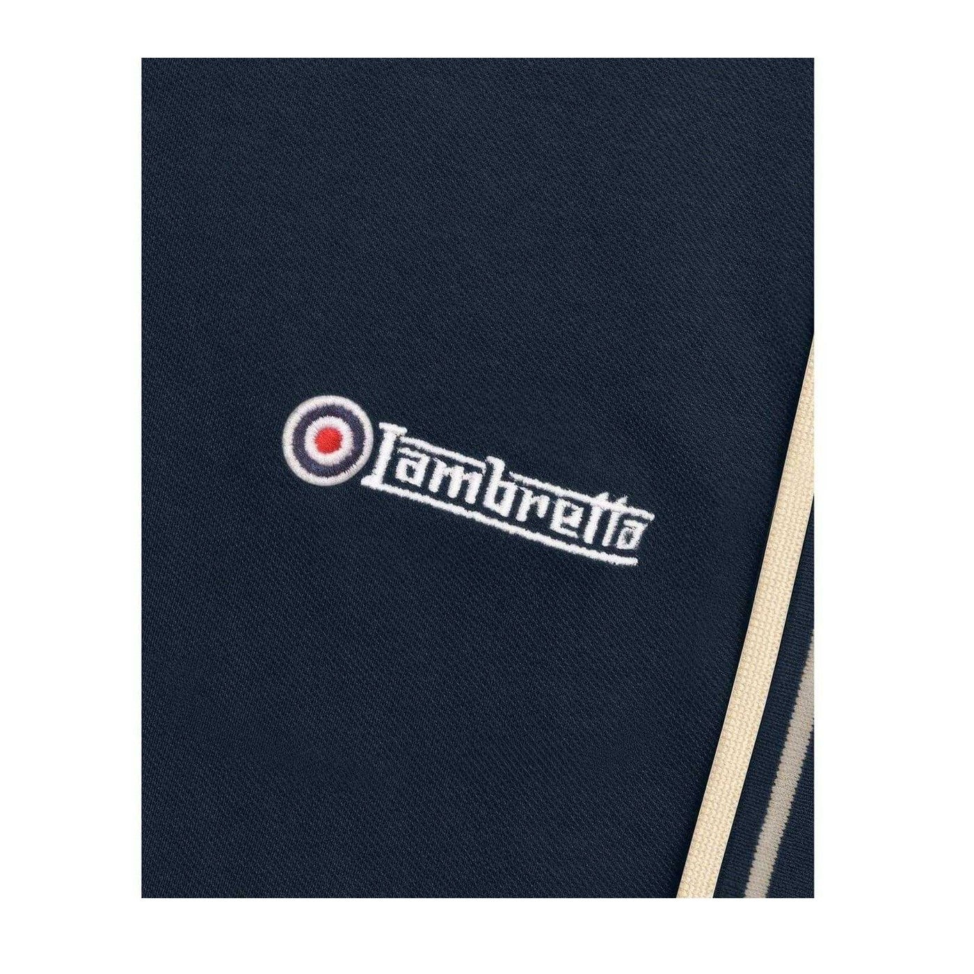 Navy-Cinder - Lifestyle - Lambretta Mens Tipped Polo Shirt