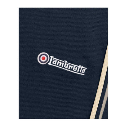 Navy-Cinder - Lifestyle - Lambretta Mens Tipped Polo Shirt