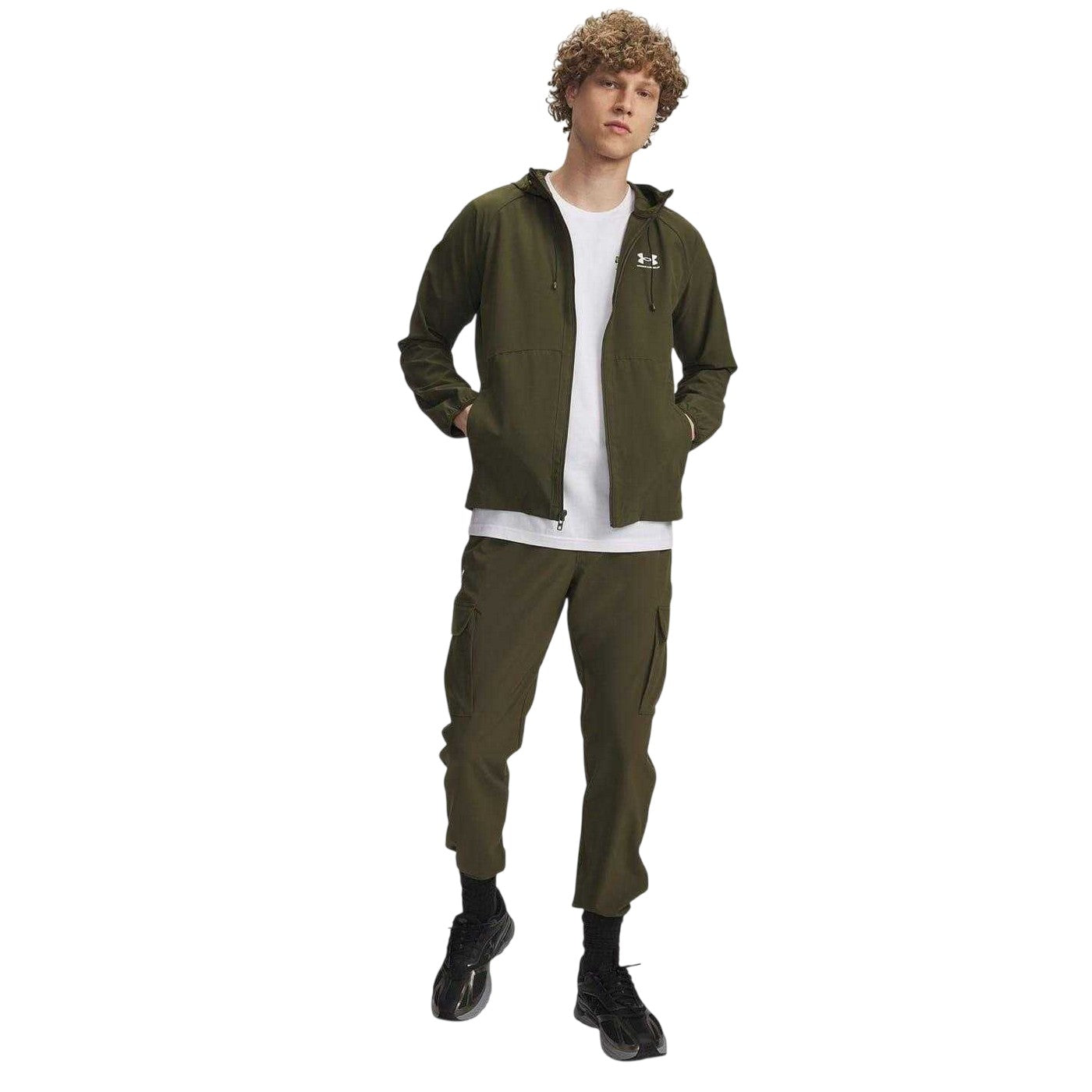 Green - Side - Under Armour Mens Vibe Joggers