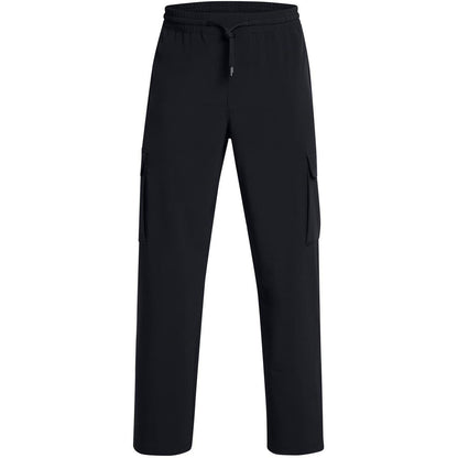 Black-White - Front - Under Armour Mens Vibe Joggers