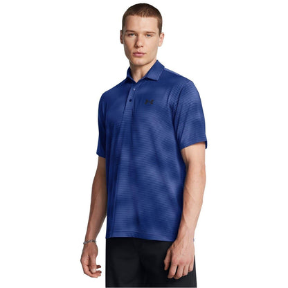 Blue - Front - Under Armour Mens Performance Plain Polo Shirt