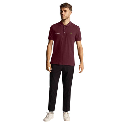 Burgundy - Lifestyle - Lyle & Scott Mens Ordinate Short-Sleeved Polo Shirt