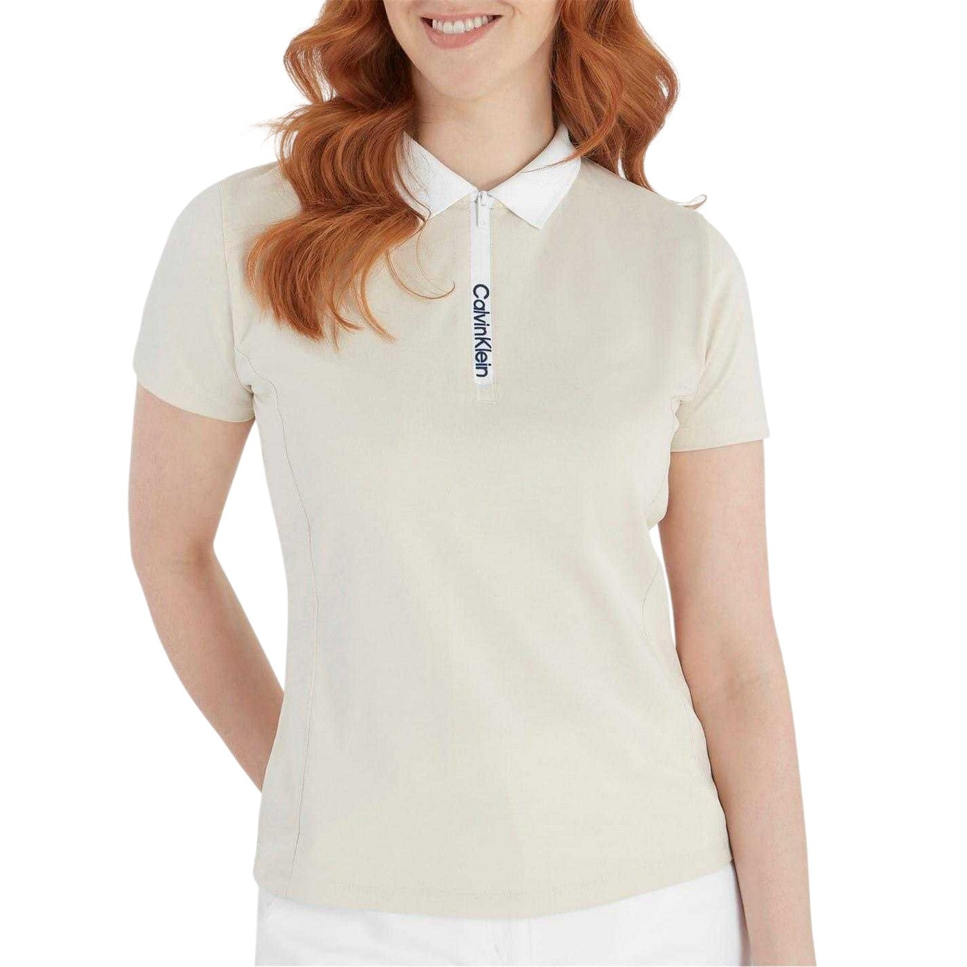 Birch - Lifestyle - Calvin Klein Womens-Ladies Regular Polo Shirt
