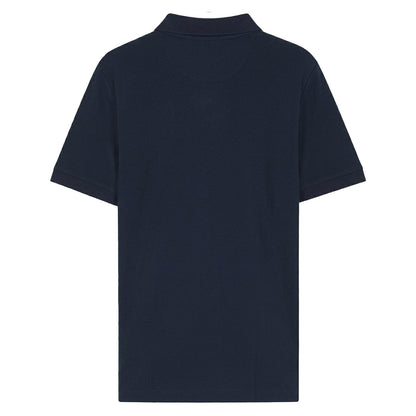 Blue - Back - Boss Mens Regular Short-Sleeved Polo Shirt
