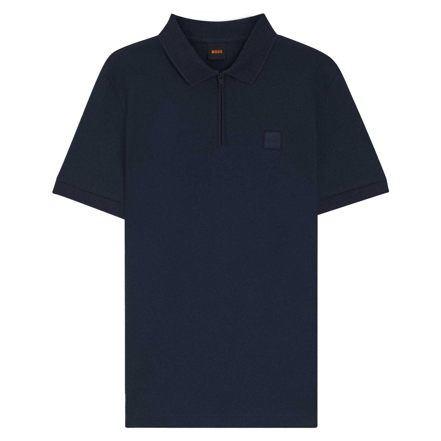 Blue - Front - Boss Mens Regular Short-Sleeved Polo Shirt