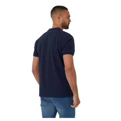 Navy - Back - Threadbare Mens Cramond Regular Polo Shirt