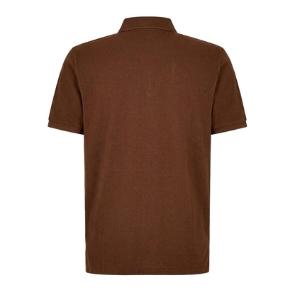 Chocolate Brown - Back - Ralph Lauren Mens Embroidered Logo Polo Shirt