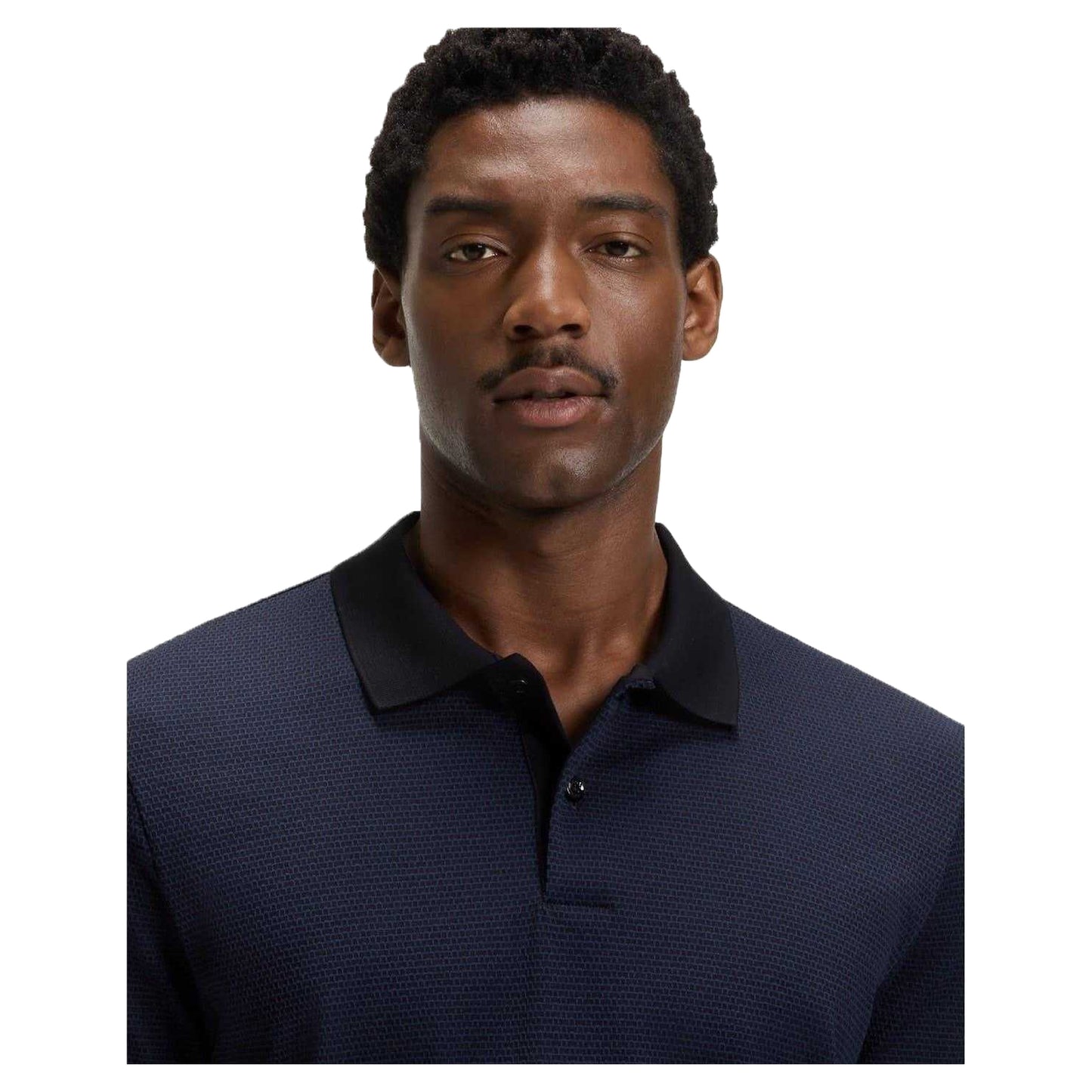 Dark Blue - Side - Boss Mens Regular Polo Shirt