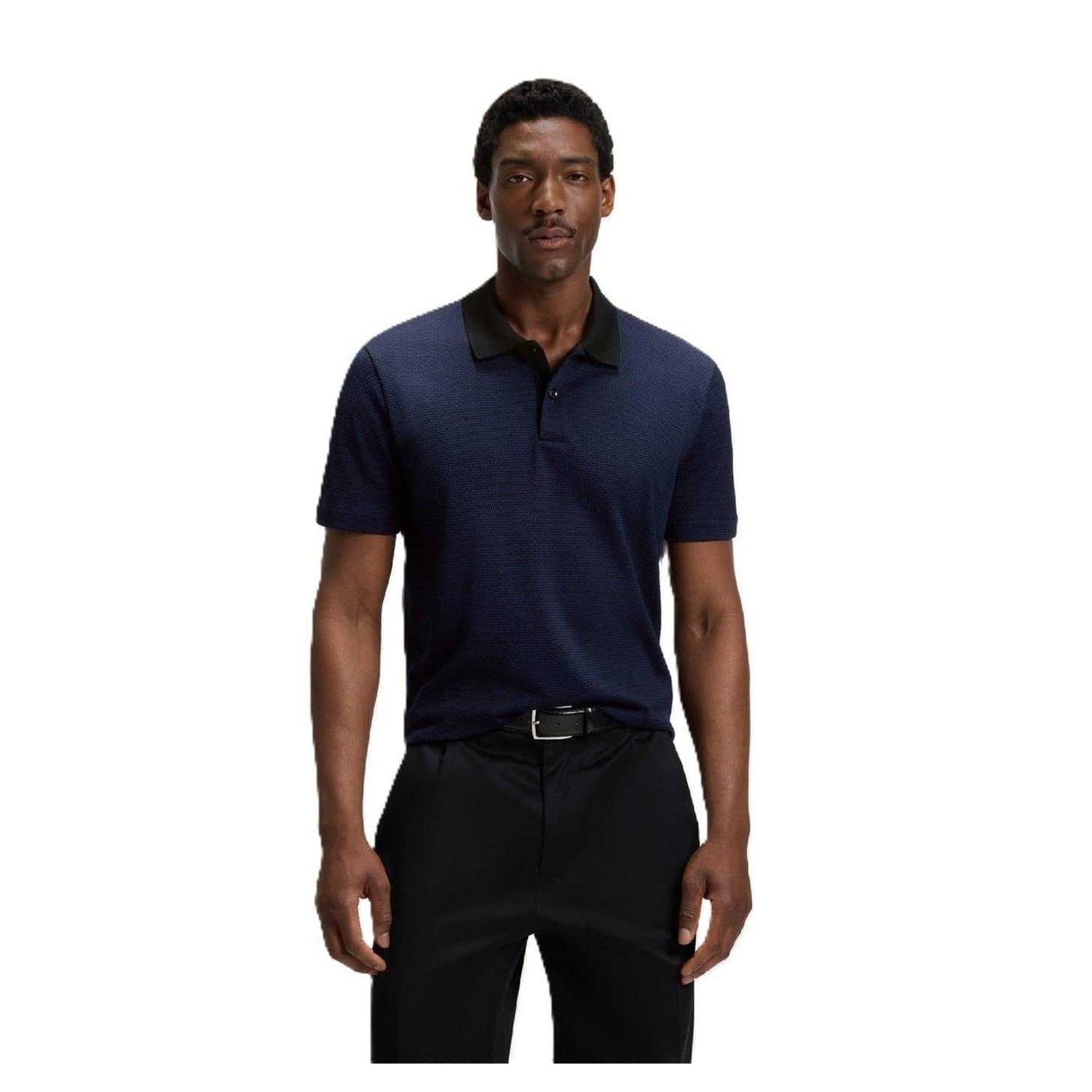 Dark Blue - Lifestyle - Boss Mens Regular Polo Shirt