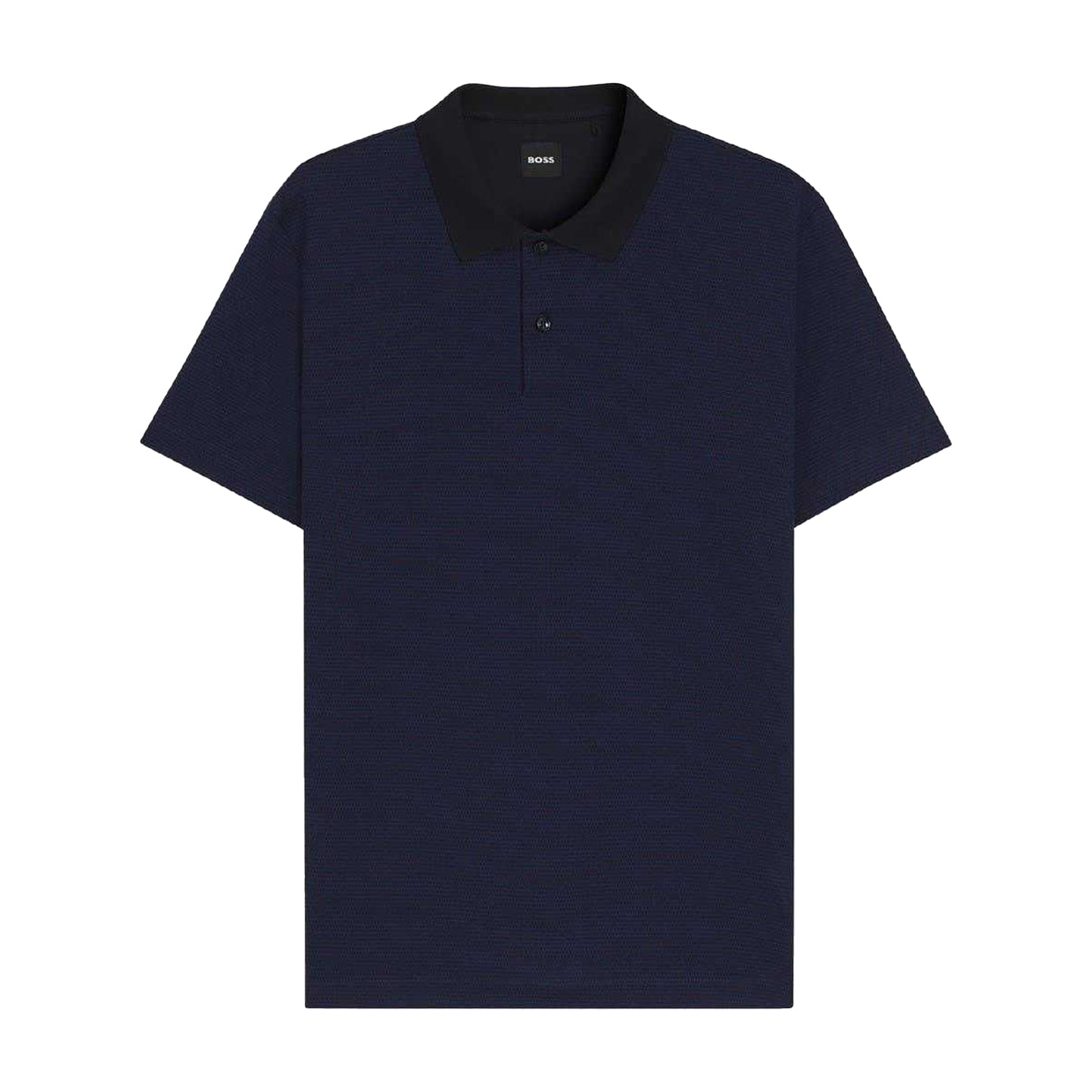 Dark Blue - Front - Boss Mens Regular Polo Shirt