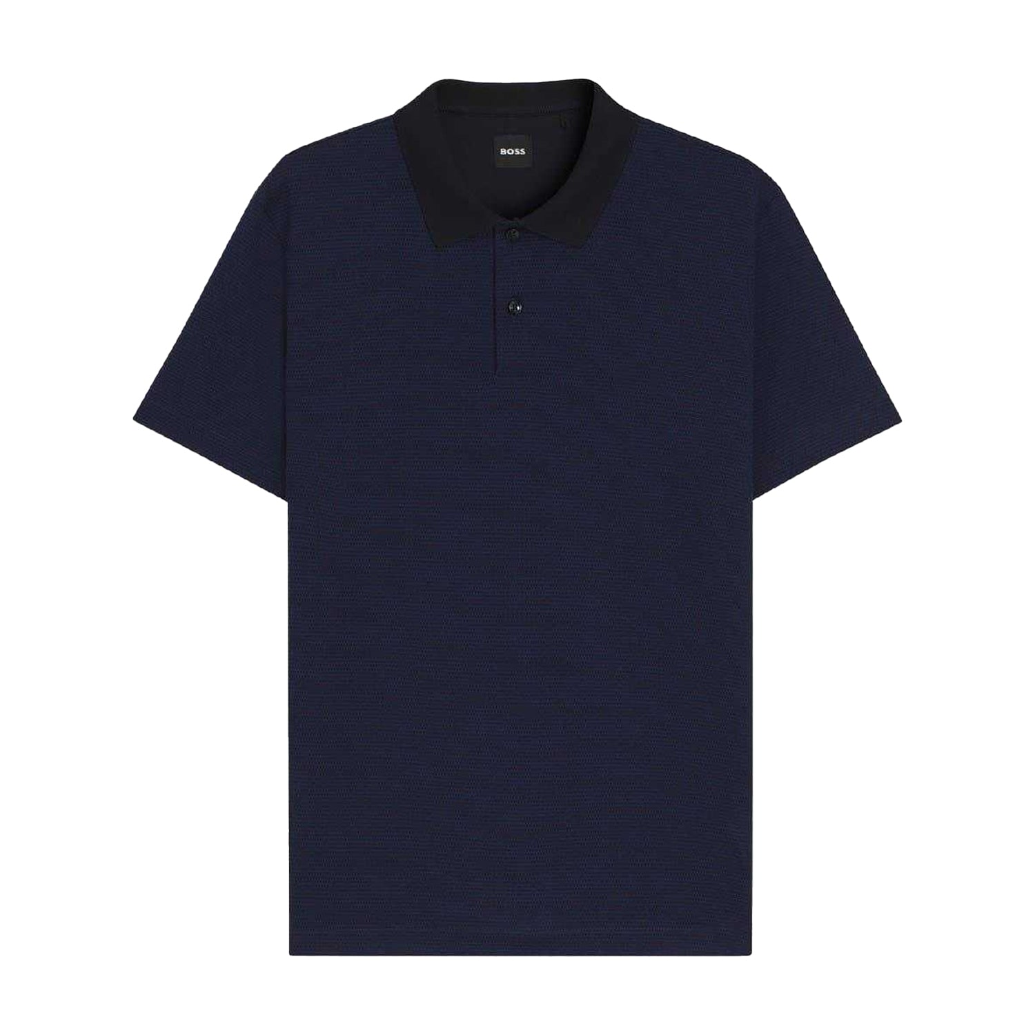 Dark Blue - Front - Boss Mens Regular Polo Shirt