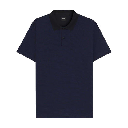Dark Blue - Front - Boss Mens Regular Polo Shirt