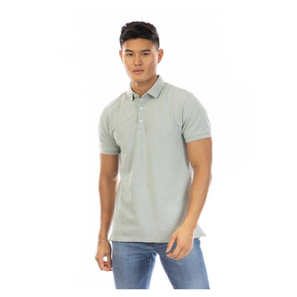 Grey - Front - Peter Werth Mens Molton Regular Polo Shirt