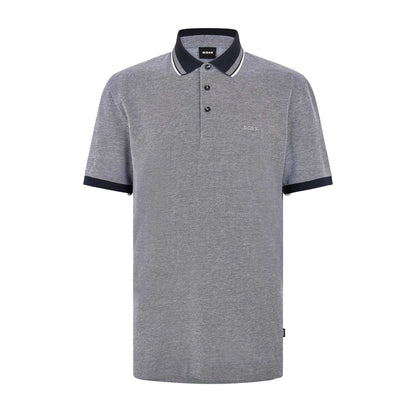 Dark Blue - Front - Boss Mens Polo Shirt